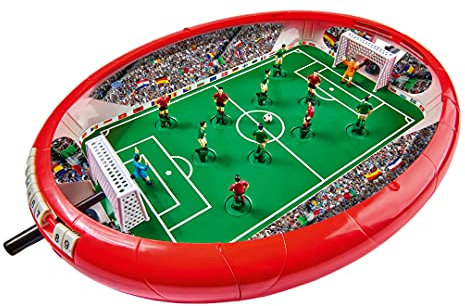 Noris 606178712 - Fußball Arena - Der Tischfußball Spaß für die ganze Familie - Mit Toranzeige - Gesamtgröße 55 x 41 x 8 cm, ab 4 Jahren