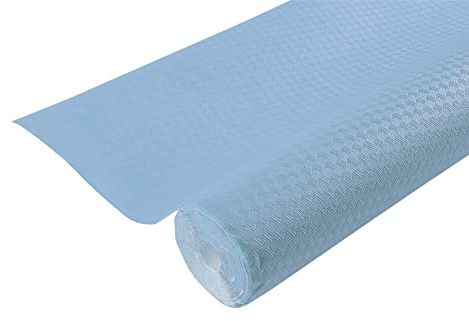 Pronappe Tischdecke 800615I Pack Einweg-Tischdecken aus geprägtem Papier, einzigartige, ästhetische und tiefe Prägung Länge 6m Breite 1,20m (pro Rolle) Farbe hellblau