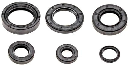 Wellendichtringe Kurbelwelle Simmeringe Satz passend für Yamaha DT 50 80, RD, MX, FS1 – 6-teilig – Simmerringe für Moped Mokick Motor – hochwertiger Dichtringsatz