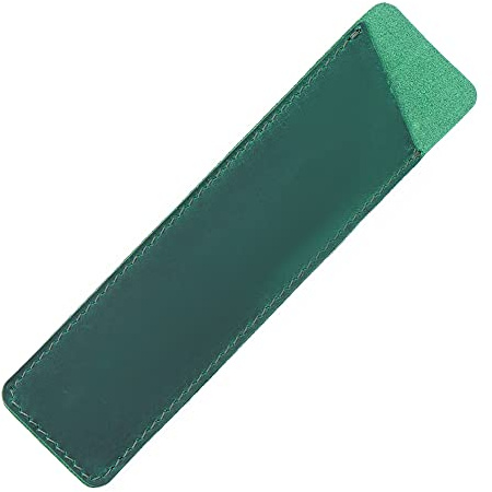 Astuccio in pelle fatto a mano portapenne porta penne smussate Crazy Horse Pen custodia protettiva per custodia, verde