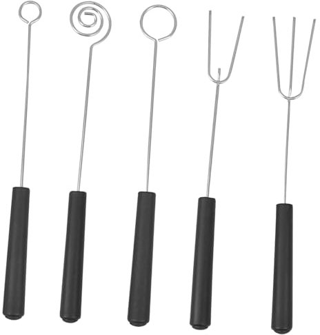 Cabilock 5pezzi Forchette Inossidabile Per Barbecue e Fonduta Strumenti Per Per Dipping e Snack Finger Food