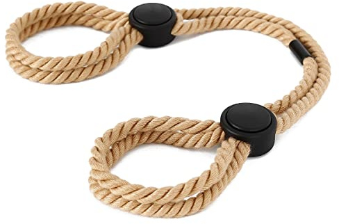 chenyesun SM Handschellen Soft-Bondage Handfesseln Fetisch Sex Spielzeug für Paare,BDSM Fetich Bondage Set für Fesseln Sexspielzeug für Paare Extrem (Gelb)