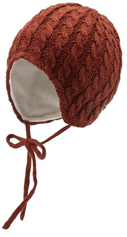 Sterntaler Strickmütze mit Umschlag - Klassische Mädchen Beanie aus Baumwollmischgewebe