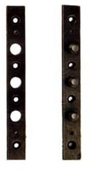 2COPPIE ANTISCASSO PARASTRAPPO A TRE PUNTE - mm.20x4x160h.