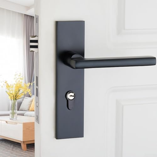 Set di serrature per porte interne, maniglie per porte con serratura e chiave, set di serrature per porte interne esterne
