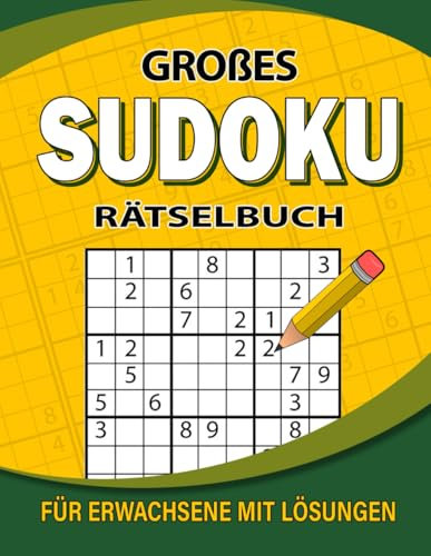 Großes Sudoku-Rätselbuch für Erwachsene