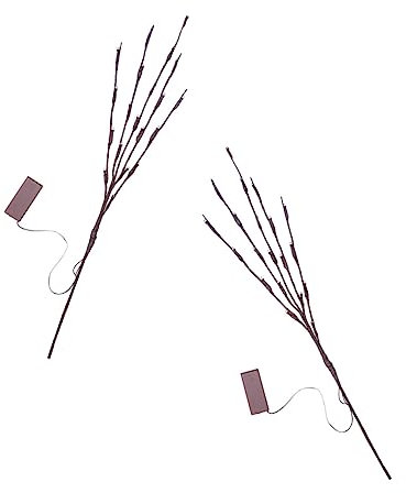 Garneck Zweig Licht 20 Dekorative Zweig Lichter Tress Zweige Licht