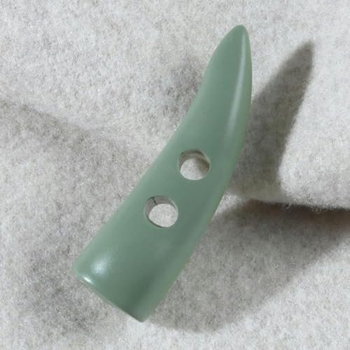 10 Stück 55 mm Harz gegrillte Farbe Horn Knebelknöpfe für Strickjacken Olivgrüne Mantelknöpfe Knebelknöpfe zum Stricken DIY-Kleidung-6#grün-10 Stück 55 MM