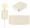 BORISCA 140 Pz Etichette Scintille Luminose Matrimonio, Cartoncini per Stelline Scintillanti per Scintille, Etichette Scintille Luminose per Matrimonio per Matrimoni Lauree Compleanni e Anniversari