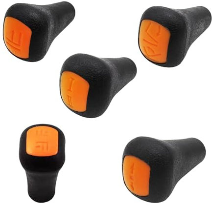 Lilinzhi Manopole per leva del carrello elevatore, 5 pezzi, manopole per leva del carrello elevatore, in plastica, per un migliore controllo e una facile installazione, vestibilità generale