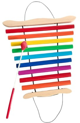 TTETTZ Pädagogisches Spielzeug Bunte Musical Spielzeug Metall Tasten Xylophon für Kinder Kinder Musical