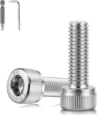 NZNSML 60 Stück Zylinderschrauben M5x25mm Edelstahl Schrauben Vollgewinde