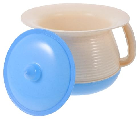 GLEAVI Pot de Chambre Bébé Unisexe en Polypropylène Résistant avec Couvercle Compact et Léger Urinoir Portable pour Garçon et Filles Pot à Urine Stable et Facile à Nettoyer Usage