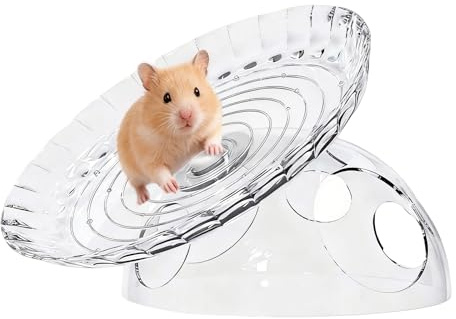 Hamsterhjul, multifunktionella och halkfria hjul med stuga | hamsterhjul | för dvärgkanin, iller, ekorre, eremitbernard, skäggig drake