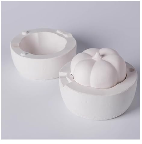 KXKJRYB Stampo in Gesso per Zucca Kit Completo per Principianti Stampi Vegetali per Ceramica Fai da Te E Artigianato-2PCS