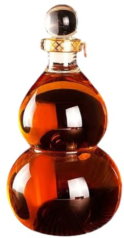Gourd Water Bottle 1.5L/52oz Sealing Glass Drinking Gourd Clear Display Heat Resistant Empty Wine Bottles Water Bottle, Drinking, Wine, Unique Bottles, Empty Bott