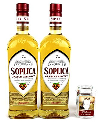 2 Flaschen Soplica Haselnuss - Orzech Laskowy 30% - 2x0.5l