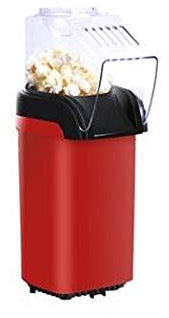 REYG Machine à Pop-Corn à Air Chaud 1400w Ne Peut Pas Ajouter Directement D'huile Et De Sucre avec Tasse à Mesurer Et Couvercle Amovible Sain Facile à Nettoyer Rouge,Don'tAddSugarOilDirectly