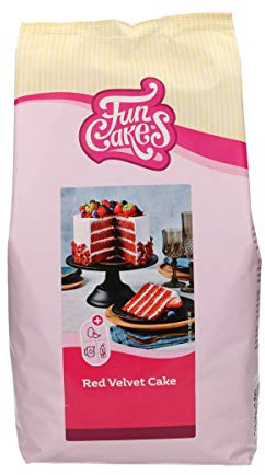 FunCakes Mix für Red Velvet Cake: Einfach zu verwendender, Halal., 4 kg
