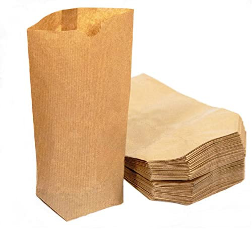 Simply-Life Papiertüten 100 STK Braun - 17 x 26 x 7 cm Geschenktüten braune Tüten Basteln Papier DIY Bodenbeutel zum befüllen Geschenkverpackung klein Ostern Adventskalender Abreißtüten Papier tüten