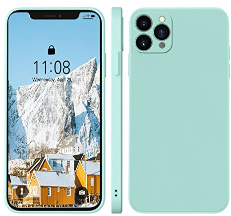 WXX Silicone Case for iPhone 11 Pro Max - Ultra Slim, Camera Protection, Lightweight, Anti-Scratch, Mint Green