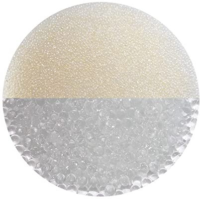 trendfinding 125 g de granulés décoratifs en cristal, stockant l'eau, taille des grains : 1,5 à 2 mm, décoration pour fleurs et plantes, très économique, polyvalent