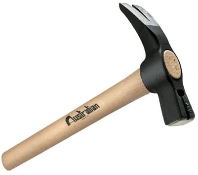 La zappa Marteau français pour charpentier avec poignée en frêne peint 700 gr