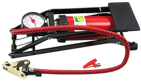 DRESSOOS Autopumpe Reifenstandpumpe Hochdruck Fußpumpe Aktivierte Standpumpen Inflator Fahrrad Reifen Boden Inflator Fahrzeug Reifen Boden Pumpe