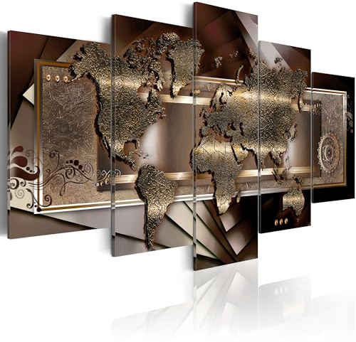 B&D XXL - Acrylglasbild Geschenke Heimdekoration, 200x100 cm, 5-teilig | Hochwertige Leinwand, sofort aufhängbar, ideal fürs Wohn- oder Schlafzimmer, wasserfest und lichtecht, langlebig, stilvoll
