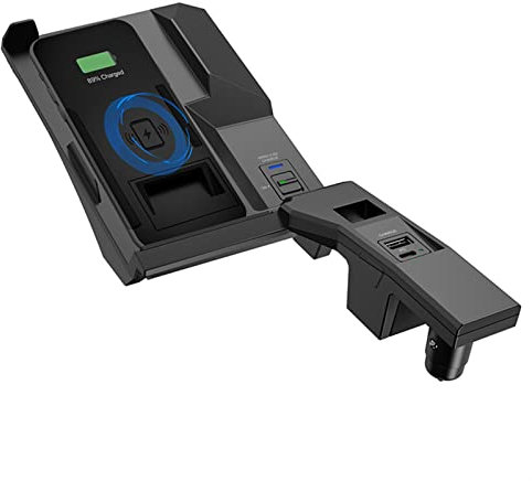HUVNEXA Car QI Wireless Charging Phone Charger 10W Fast Charging Plate Charging Holder, for, for X5 G05 X6 G06 2019 2020 2021 Wireless Charging Pad