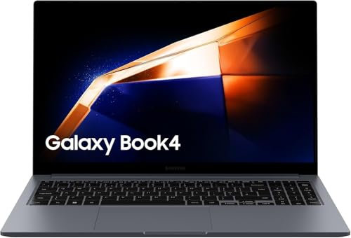 Samsung Galaxy Book4, Ordenador Portátil Ultrafino 15.6 Full HD LED, Intel Core i7 13th Gen i7-1355U, 16GB RAM, 512GB SSD, Intel Iris Xe Graphics, Windows 11 Home, Gris, Teclado QWERTY Español
