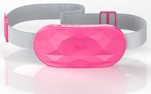 Slimpal Heats Pad for Period Pain Relief, Portable Wearable Heating Pad | Menstrual Rechargeable Cordless Heat Pad Belt for Back Pain Cramp, Electric Heated Pad Gifts for Women Girl Wife, Bright Pink