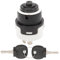 Anlseiod Cerradura de encendido universal 12/24V para Deutz DX 07, misma carcasa, Zettelmeyer, Schaeff con 2 llaves tipo 603/14603 interruptor de encendido 8E0905855A