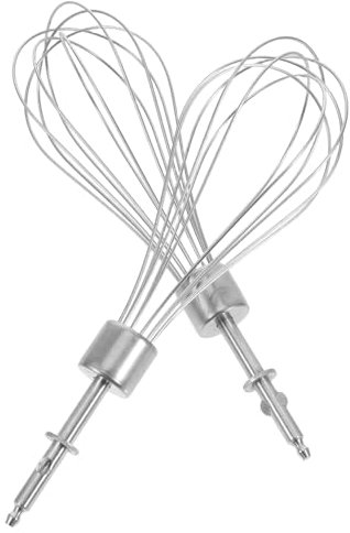 Luxshiny Lot De 2 Têtes De Fouet Électrique En Acier Inoxydable, Accessoire Batteur à Œufs, Cuisine Et Pâtisserie, Compatible Mini-perceuse, Mixeur Portatif, Ustensiles De Mélange Rapides