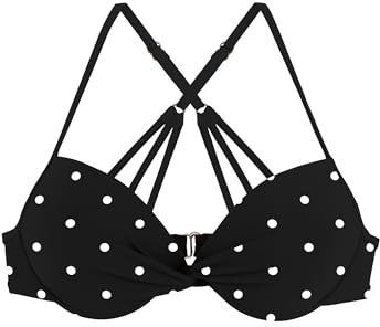 Ocean Blues Women's Retro Underwire Push Up Bikini Top