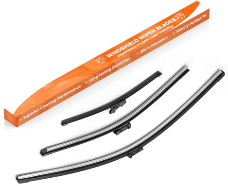 Scheibenwischer Wischerblätter Vorne + Hinten Satz Kompatibel mit VW Golf 7 2012-2019 Frontscheibenwischer und Heckscheibenwischer Länge: 650mm/450mm/280mm