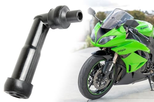 Zündkerzenstecker 4-Takt, 102° gewinkelt, Widerstand 5k Ohm, Typ XD05F für M4 Zündkerze, kompatibel mit Honda Suzuki Yamaha