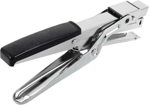 jojofuny Plier Style Metallhäftapparat Handhållen Ergonomisk Häftare för Häftklamrar Kraftfull och Portabel Häftmaskin med Kapacitet för Skola och Hem Svart