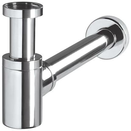 Wirquin 30718695 Mini Sink Siphon Brass Chrome 31608004