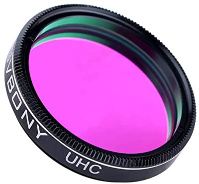 Svbony Teleskopfilter 1.25, UHC Filter Reduziert Lichtverschmutzung Kontrast Erhöhen, Okularfilter für Nebel Deep Sky Astronomische Beobachtung und Astrofotografie