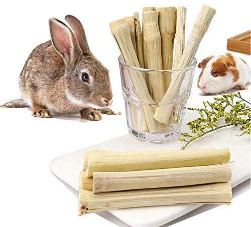 Dbeans Flourithing 150G Jouet Lapin Nain IntéRieur,Sweet Bamboo,Accessoire Lapin,pour Lapins, Hamster, Cochon d'Inde, Etc., Bambou Doux