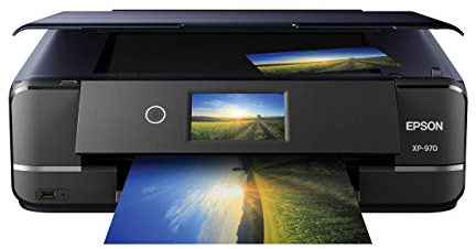Epson Expression Photo XP-970 Wireless Color Photo Printer with Scanner and Copier, Black