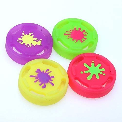 4x Silicone Analog Controller Thumb Stick Joystick Grips Cap For Switch NS Controller (Splatoon)