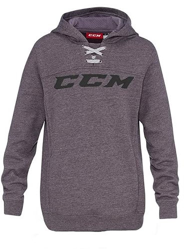 CCM Hockeylogotyp huvtröja – grå – senior XS