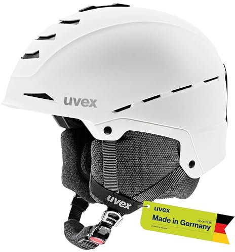 uvex Legend 2.0 - Skihelm für Damen und Herren - individuelle Größenanpassung - optimierte Belüftung - White-Black matt - 59-62 cm