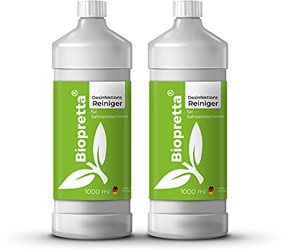 Biopretta Desinfektionsreiniger für Sahnemaschinen 2000ml auch für Milchsystemen bei Kaffeevollautomaten