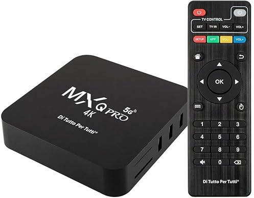Di Tutto Per Tutti® Android TV Box MXQ Pro 5G Android 10.0 CPU 4Core GPU 5Core Ram 4G Rom 32G WIFI 5G WIFI 2.4G