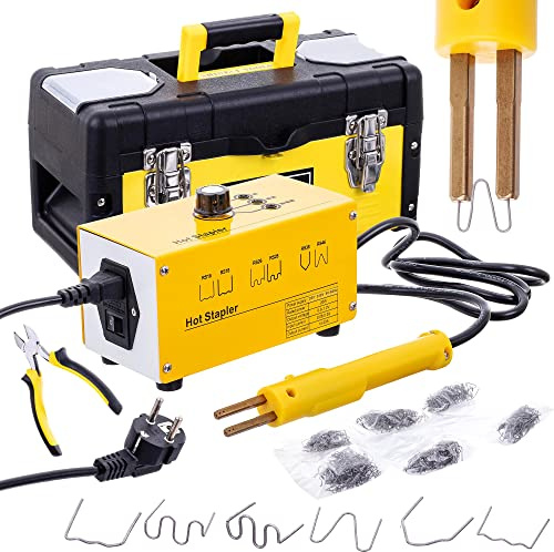 Soldadora de plástico 20-60W reparación de parachoques de coche 600x grapas