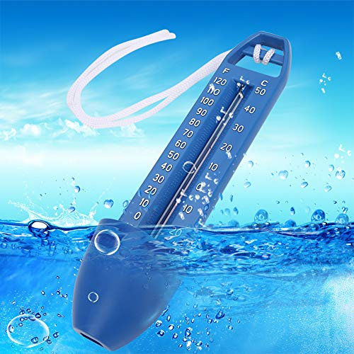 Pool-Thermometer, 16,5 X 3,7 cm, Float-Pool-Schwimmen für 2 Stück für Schwimmbecken-Thermometer
