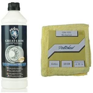 Polished Poliertuch inklusive Metallpolitur Great Lion Extreme nur bei Polished inklusive Tuch